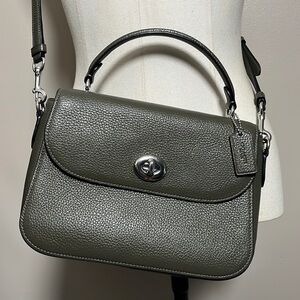 Coach Green Leather Crossbody Bag